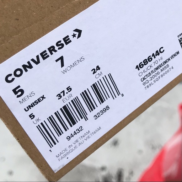 Converse Renew Chuck 70 Hi Cactus Flower Sneakers - Picture 10 of 10